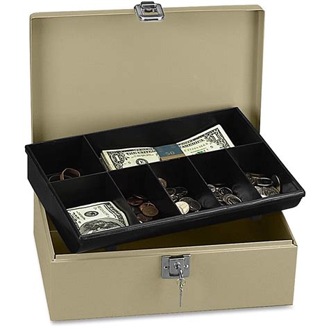 ICONEX SecurIT Lock N' Latch Steel Cash Box 